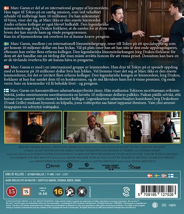 King Of Killers (Blu-ray) Frank Grillo, Stephen Dorff (2023)