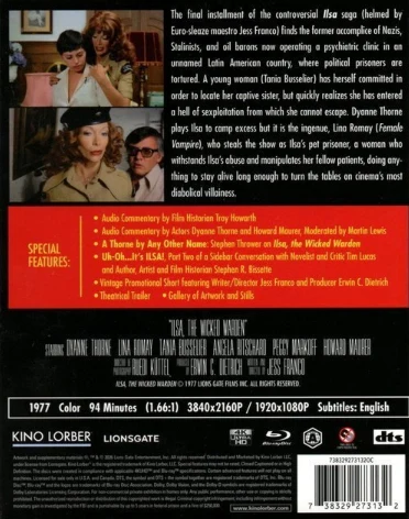 Ilsa: The Wicked Warden (4K Ultra HD + Blu-ray) (Slipcover) Greta - The Mad Butcher AKA Greta - Haus ohne Männer