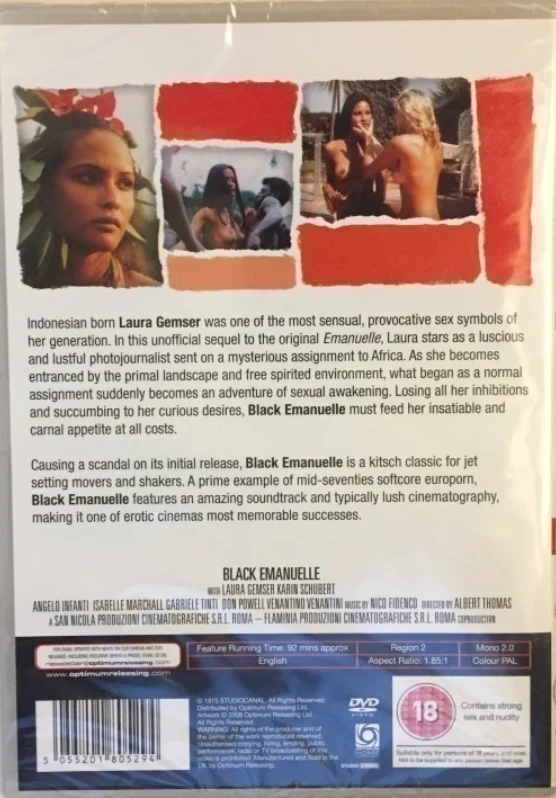 Black Emanuelle (DVD) Laura Gemser (1975)