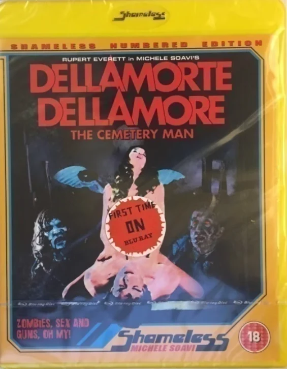 Dellamorte Dellamore - Cemetery Man (Blu-ray) Numeroitu Painos # (1994) Shameless (UNCUT)