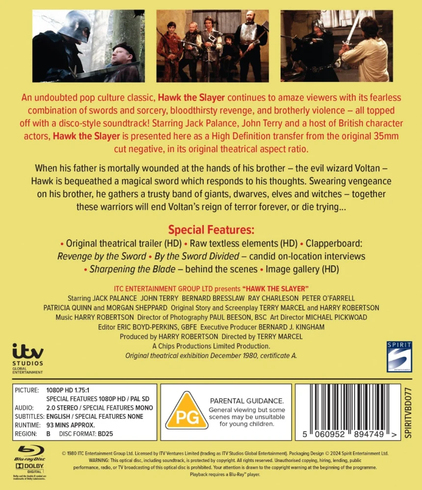 Hawk the Slayer (1980) Blu-ray Ohjaus Terry Marcel (Blu-ray)