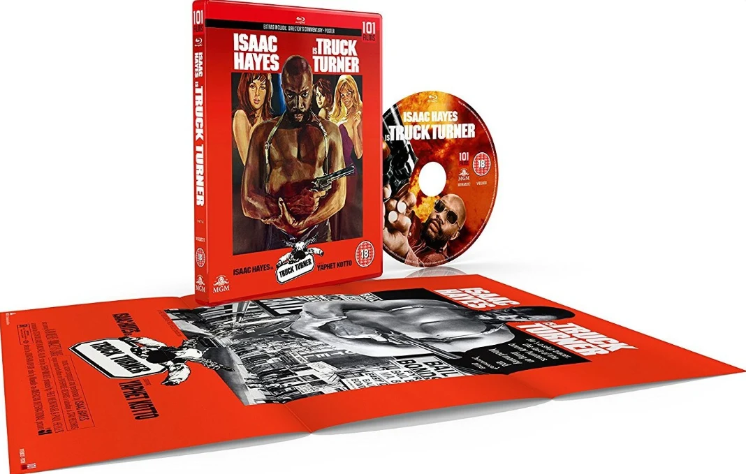 Truck Turner (Blu-ray) Isaac Hayes (Ohjaus: Jonathan Kaplan) 1974 (Juliste) Ensimmäinen Painos