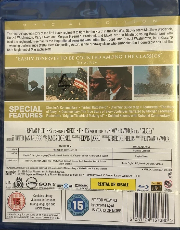 Glory (1989) Special Edition (Blu-ray)