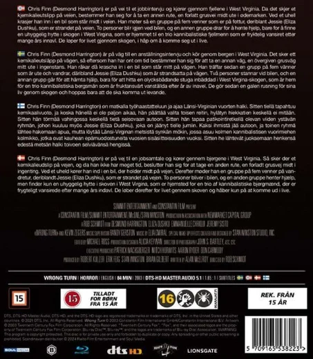 WRONG TURN – IHMISJAHTI (BLU-RAY) 2003