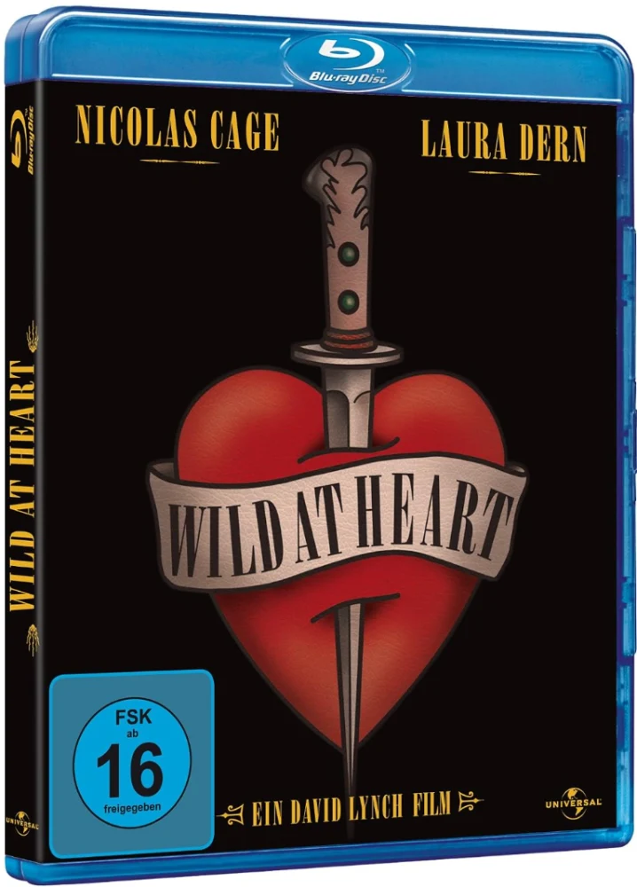 Villi sydän (Blu-ray) ohjaus David Lynch (1990) Nicolas Cage (Wild At Heart)