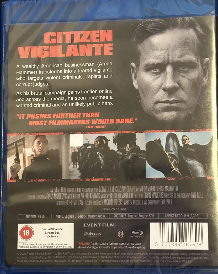 Citizen Vigilante (2026) Blu-ray