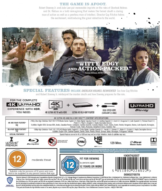 Sherlock Holmes (4K Ultra HD + Blu-ray)