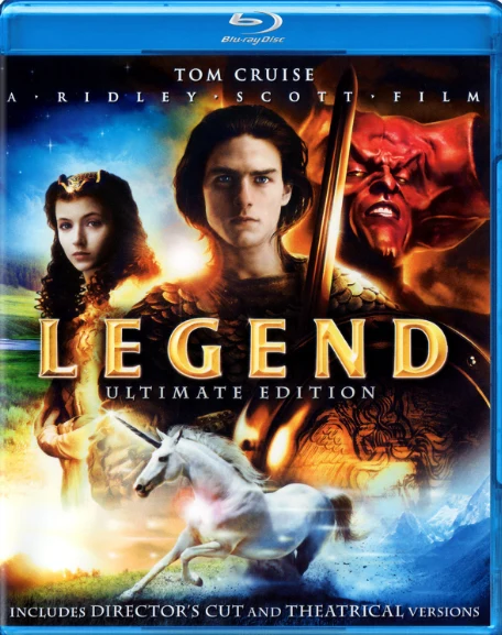 Legenda - Legend - Ultimate Edition (Blu-ray) mukana USA:n teatteri versio Tangerine Dreamin musiikilla (Suomi/nordic painoksessa ei ole tätä versiota).