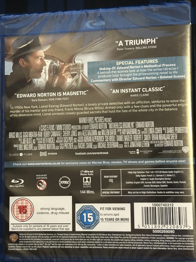 Motherless Brooklyn (Blu-ray)