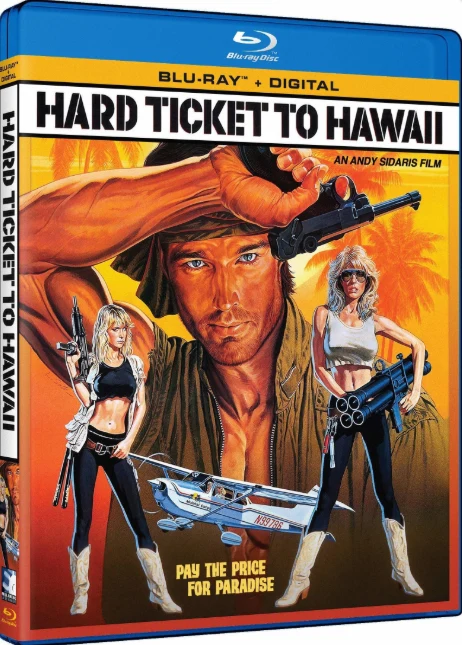 Kovaa peliä Havaijilla (Blu-ray) Ronn Moss (1987) Andy Sidaris (Hard Ticket to Hawaii) (Blu-ray) 4K masteroitu