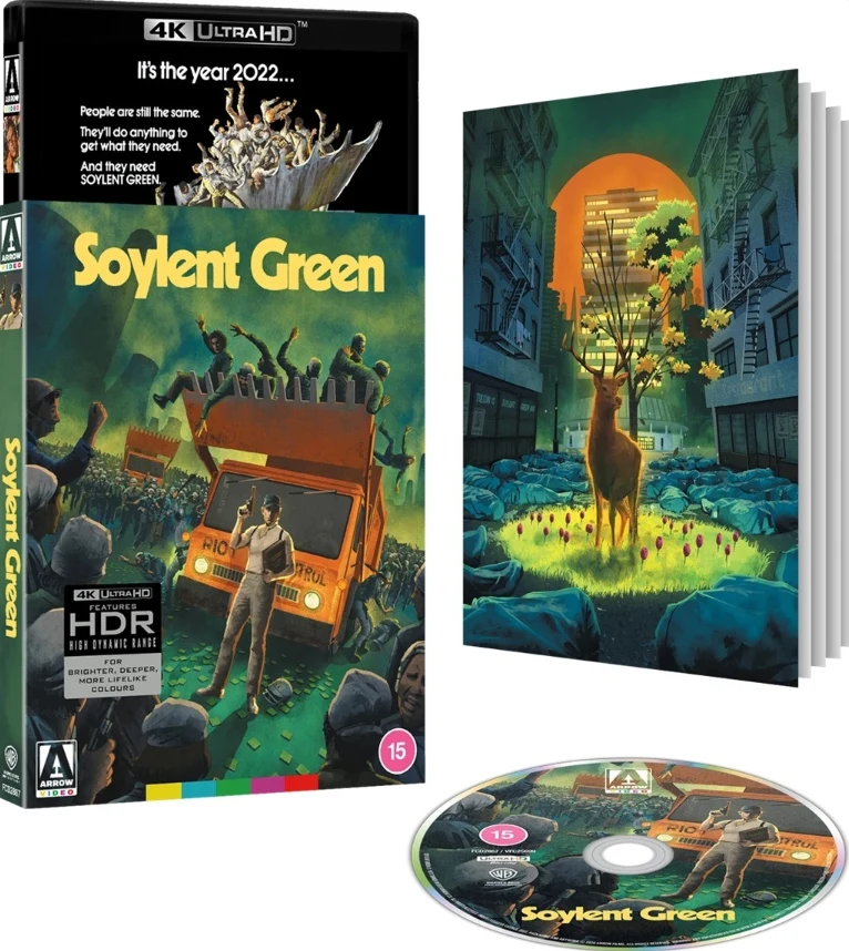 Maailma vuonna 2022 - Soylent Green (1973) Limited Edition (4K Ultra HD) Arrow