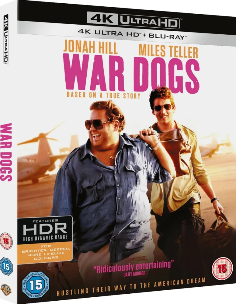War Dogs (4K Ultra HD + Blu-ray) Slipcover