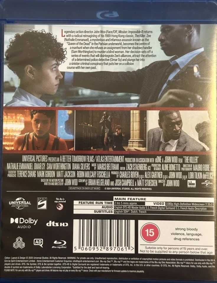 The Killer (Blu-ray) 2024