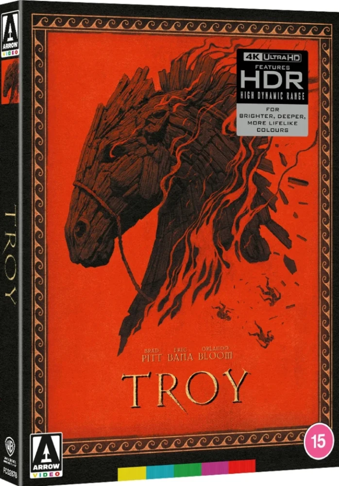 Troija - Limited Edition (2x 4K Ultra HD + Extra Blu-ray) Arrow (Troy) Slipcover + Vihkonen