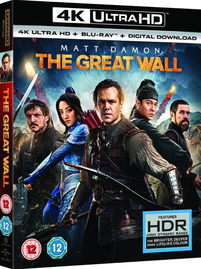 The Great Wall (4K Ultra HD + Blu-ray) (Slipcover) Matt Damon