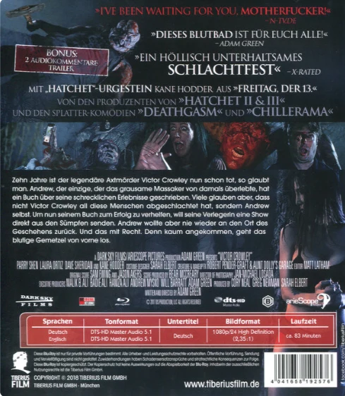 Hatchet 4 - Victor Crowley - Uncut [Blu-ray] 2017