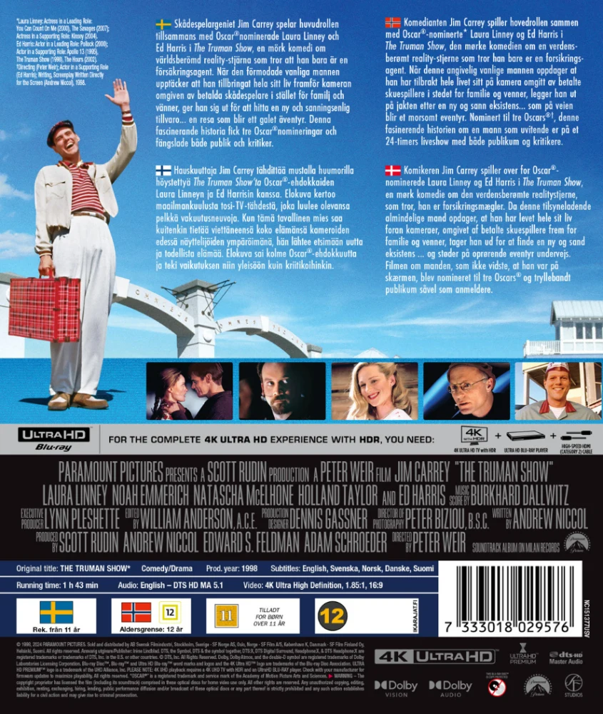 The Truman Show (4K Ultra HD) 1998