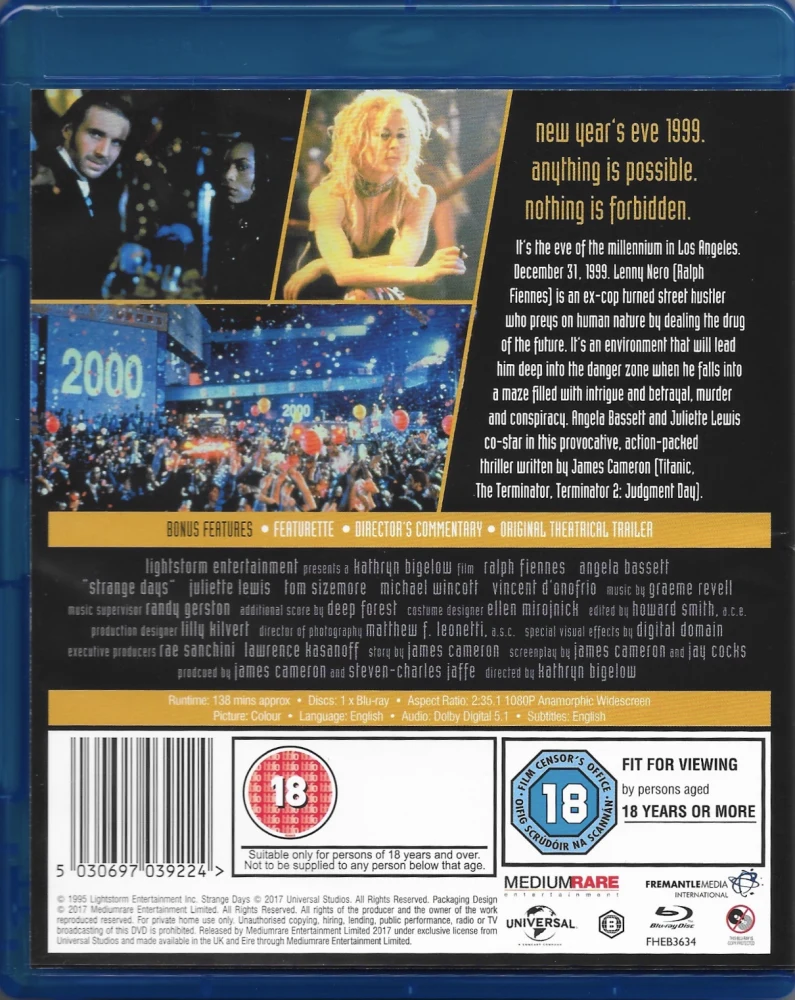 Strange Days (Blu-ray) (1995)