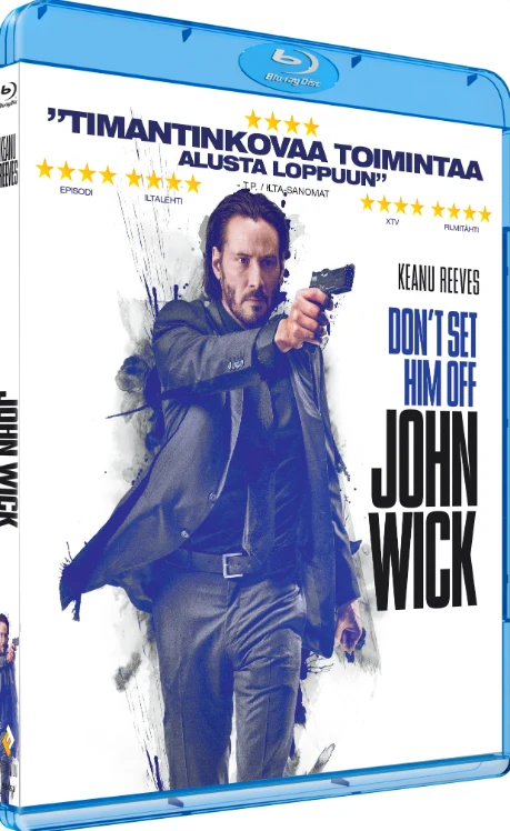 John Wick (Blu-ray) Keanu Reeves ja Bridget Moynahan (2014)