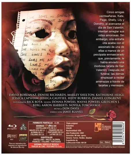 Valentine (Blu-ray) Denise Richards (2001) Jamie Blanks