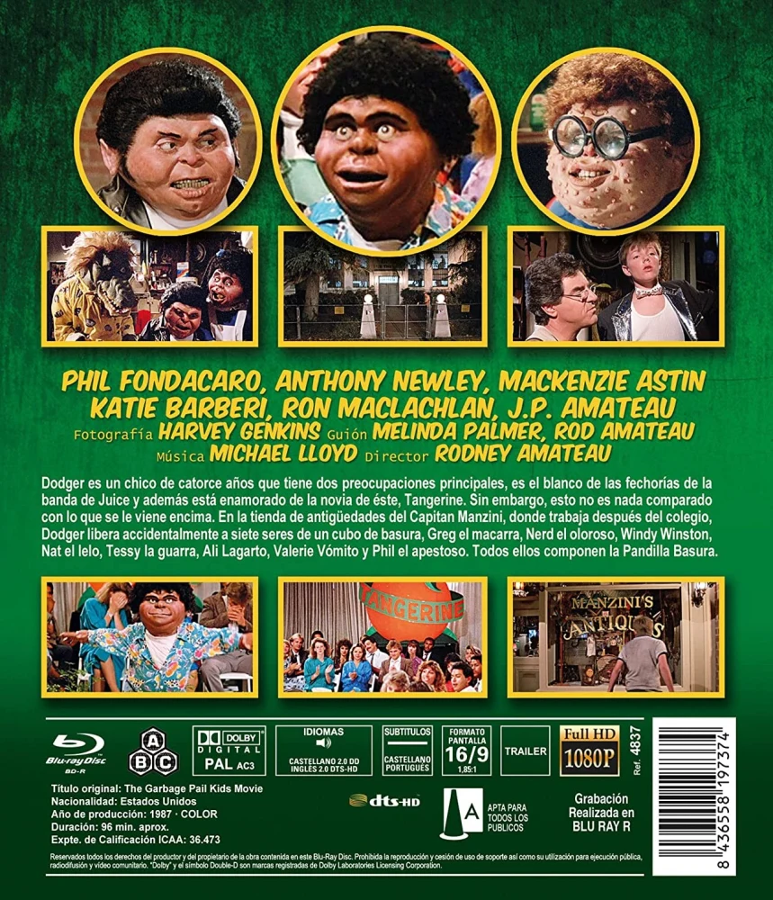 Roskisriiviöt - The Garbage Pail Kids Movie [Blu-ray] (BD-R) 1987