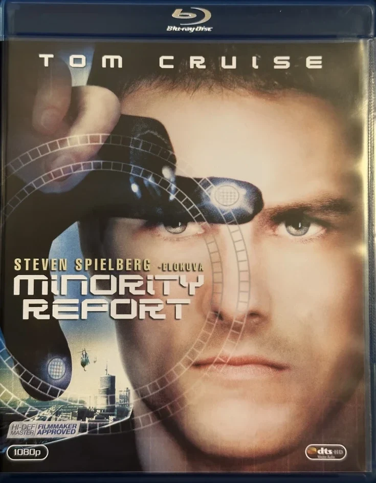 Minority Report (Blu-ray) Steven Spielberg -elokuva (2002) Tom Cruise