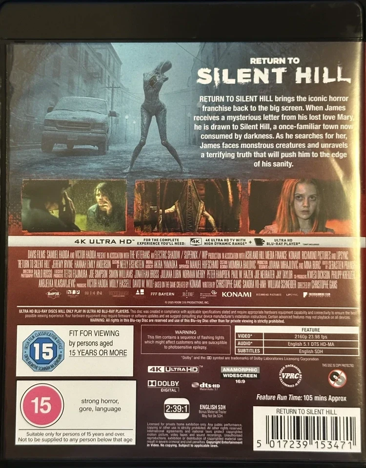 Return To Silent Hill (4K Ultra HD)