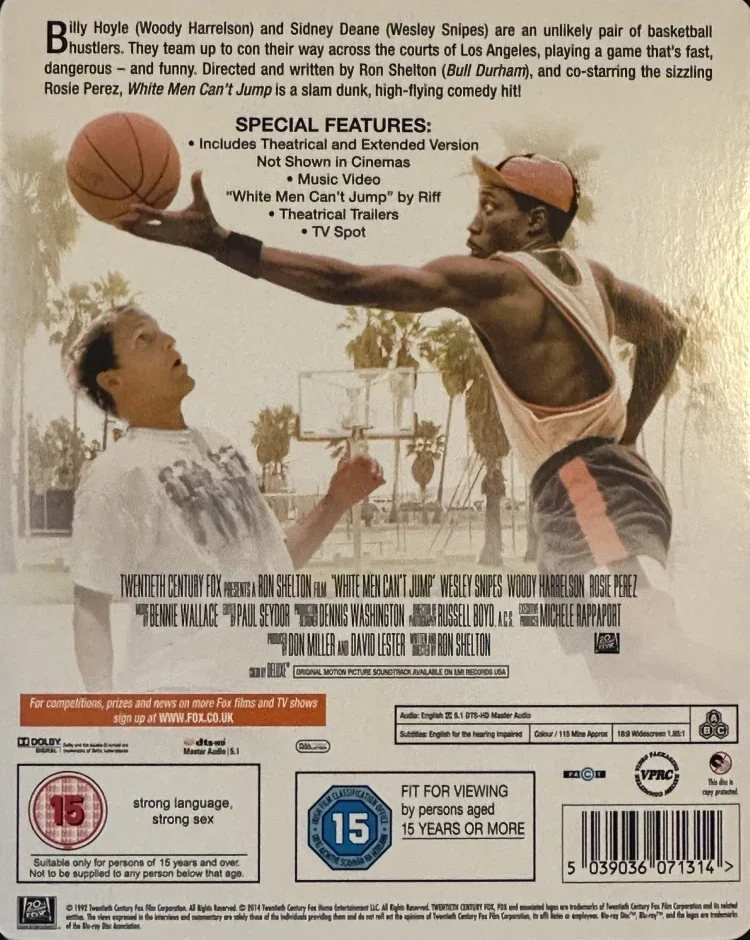 White Men Cant Jump - Mustat Donkkaa Tykimmin - Limited Edition Steelbook (Blu-ray)