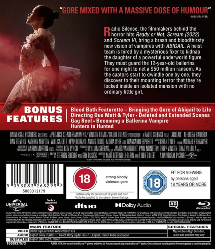 Abigail - Blood Bath Edition (Blu-Ray)