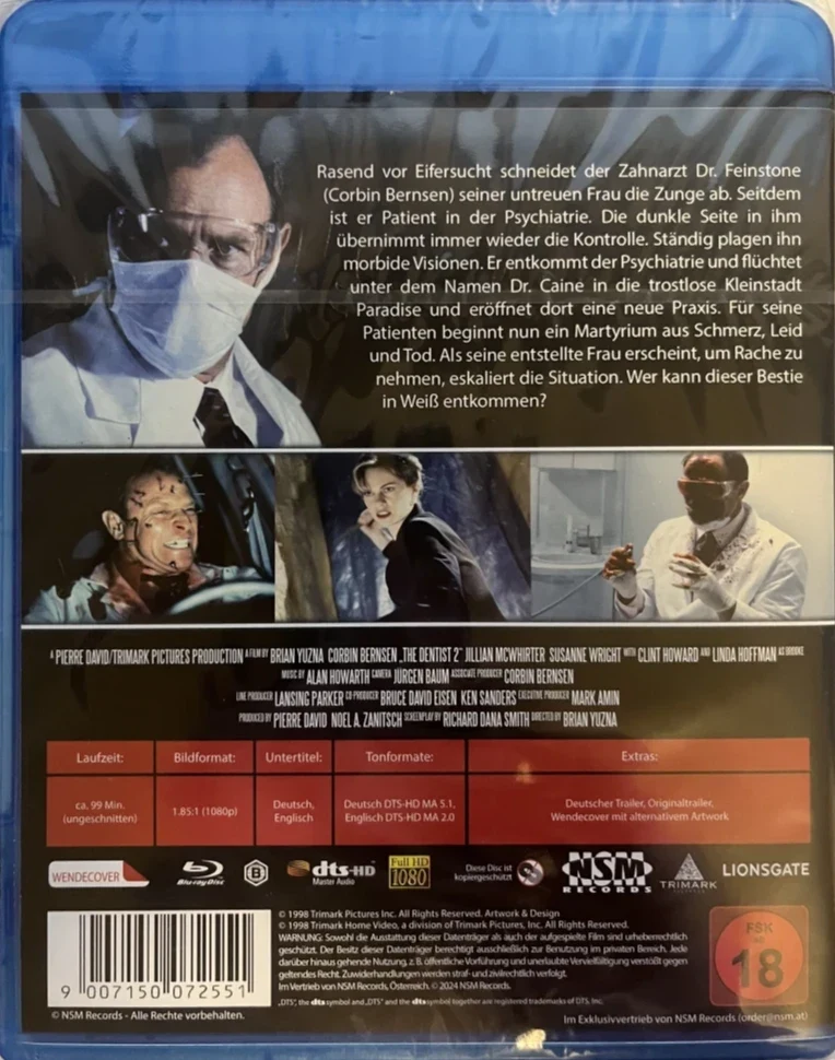 Hammaslääkäri II - The Dentist 2 (uncut) [Blu-ray]