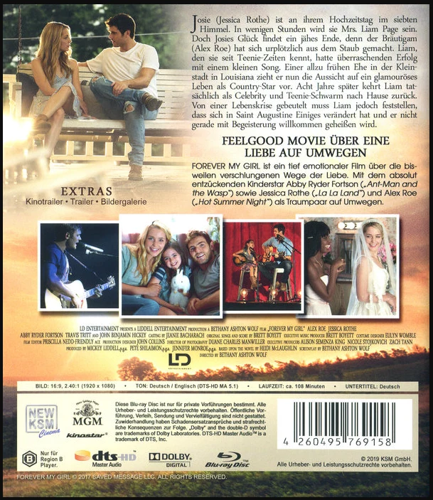 Forever My Girl (Blu-ray) 2018