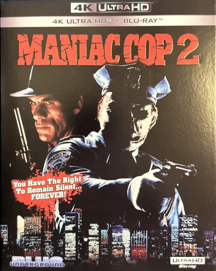 Mielipuoli kyttä 2 - Maniac Cop 2- Limited Edition Kohokuvioinen Slipcover (4K Ultra HD) Suomitekstit