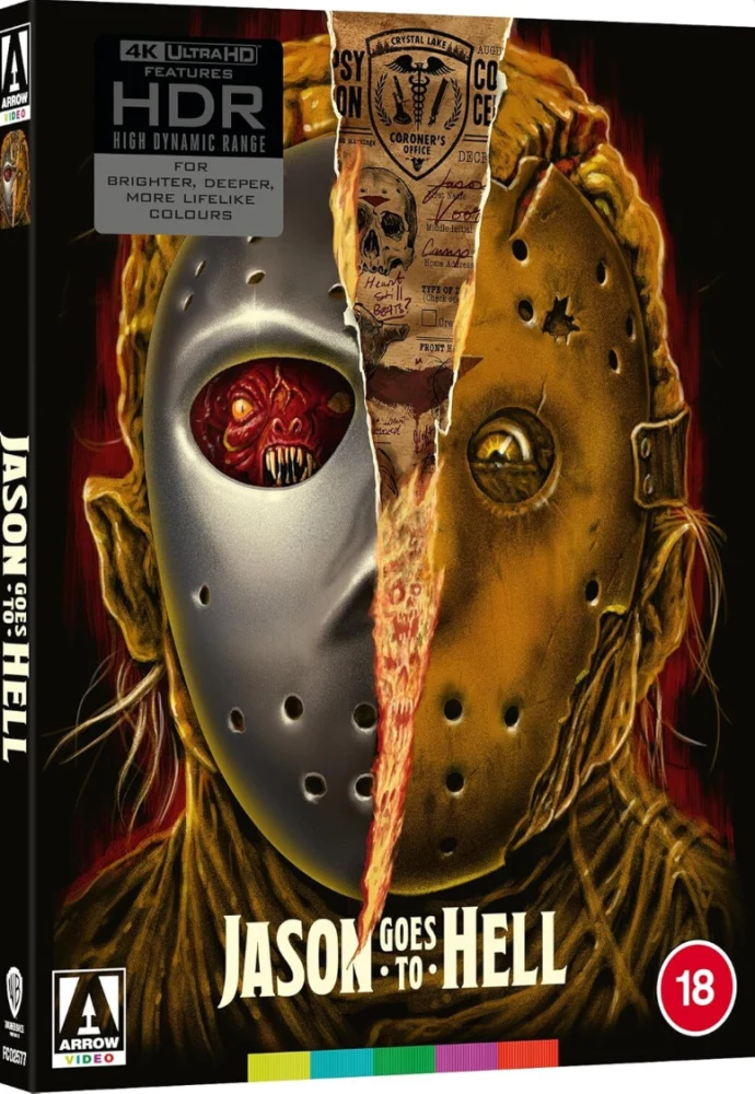Jason Goes To Hell - Limited Edition (4K Ultra HD) Slipcover + Vihkonen (Arrow)