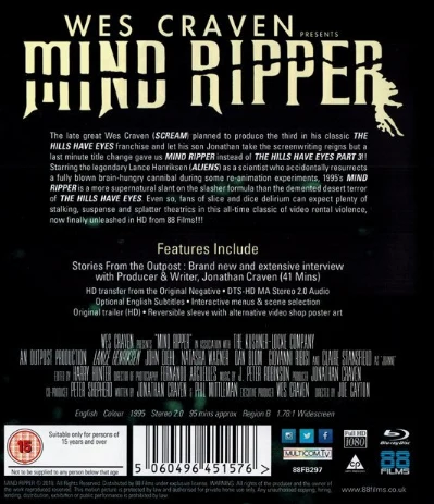 Mind Ripper (a.k.a The Hills Have Eyes III) Blu-ray
