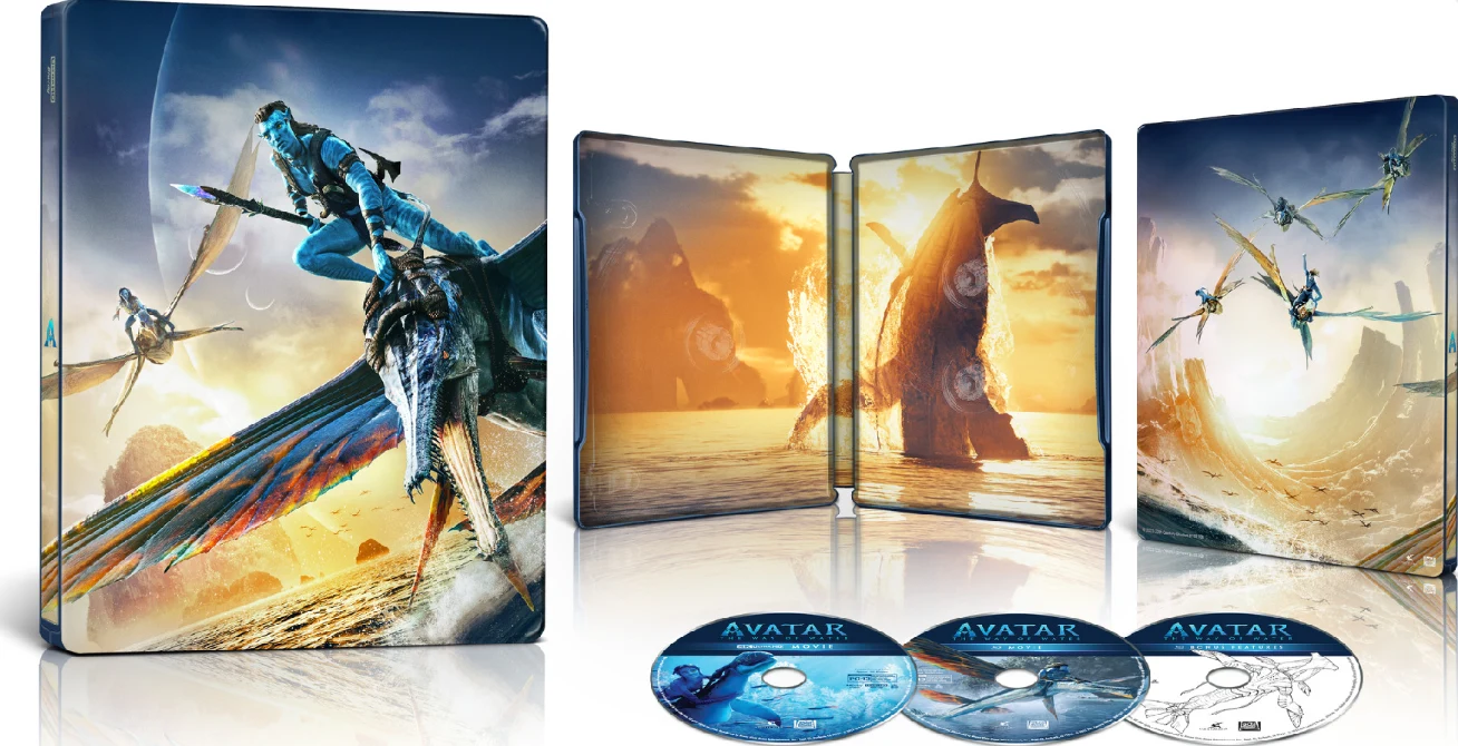 Avatar: The Way of Water - Limited Edition Steelbook (4K Ultra HD + Blu-ray + Bonus) (3 disc) 