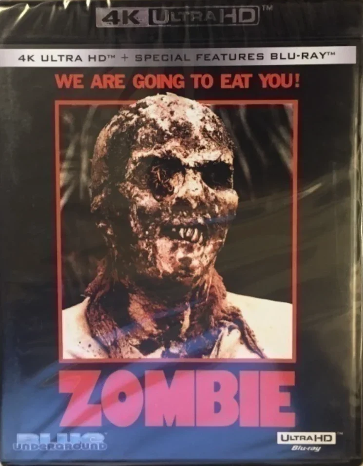 Zombi läskinsyöjät - Zombie (4K + Special Features Blu-ray) Zombie Flesh Eaters [Blue Underground] Suomitekstit