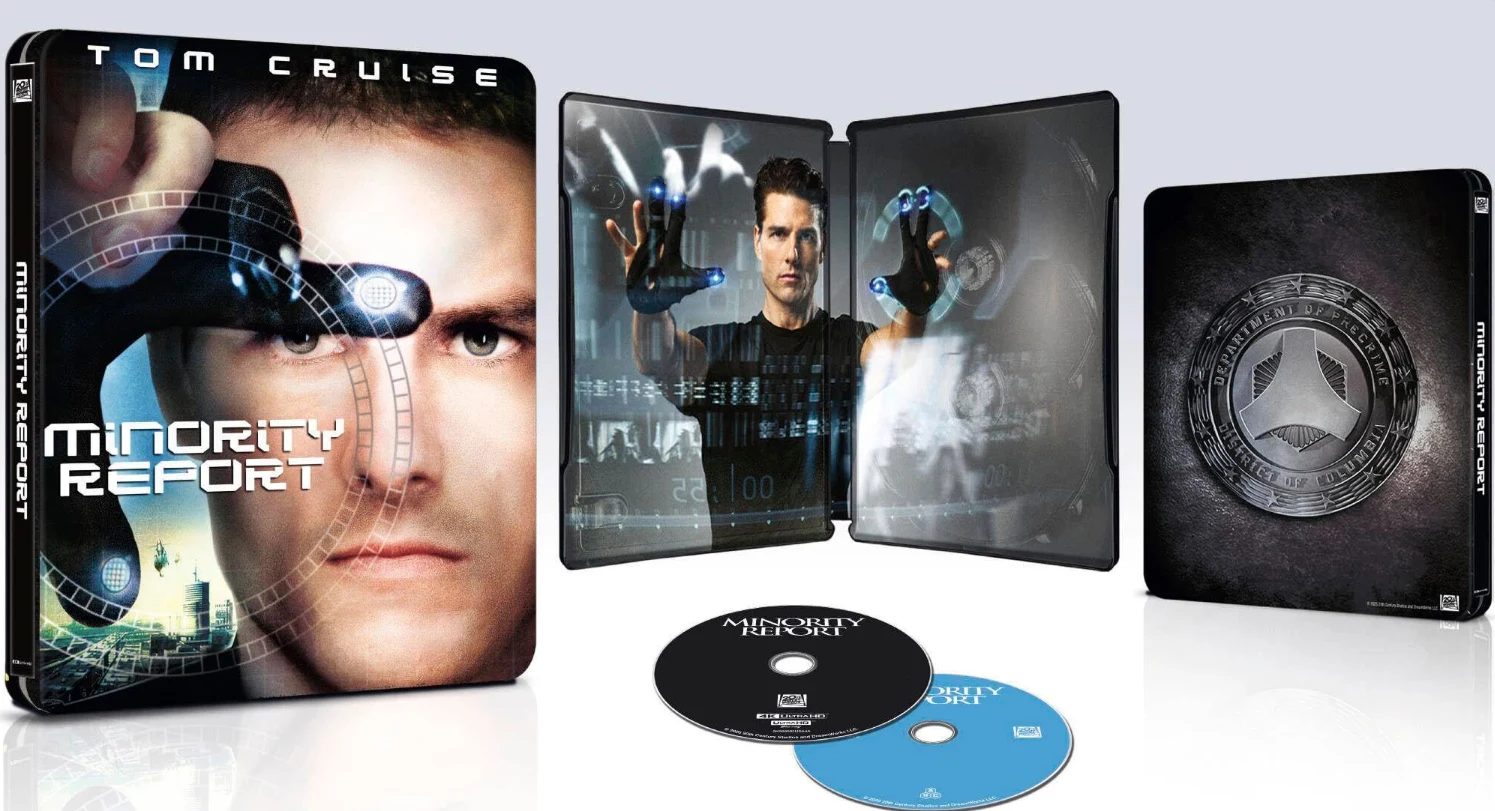 Minority Report - Limited Edition Steelbook (4K Ultra HD + Blu-ray) Steven Spielberg -elokuva (2002) Tom Cruise