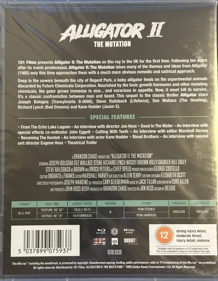 Alligaattori 2 - mutantti (Blu-ray) Alligator II: The Mutation