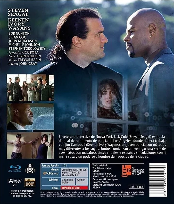The Glimmer Man (Blu-ray) Steven Seagal (1996)