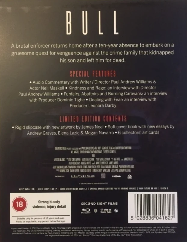 Bull - Limited Edition (Blu-ray) Second Sight (2021)