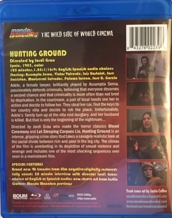 Hunting Ground - Coto de caza (Blu-ray) Mondo Macabro / Leikkaamaton / 4K masteroitu