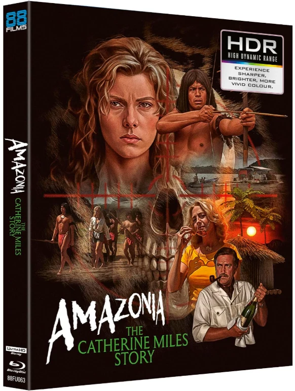 Amazonia: The Catherine Miles Story - Limited Edition Slipcover + Vihkonen (1985) 88Films (4K UHD + Blu-ray) Schiave bianche - Violenza in Amazzonia | The Italian Collection #42