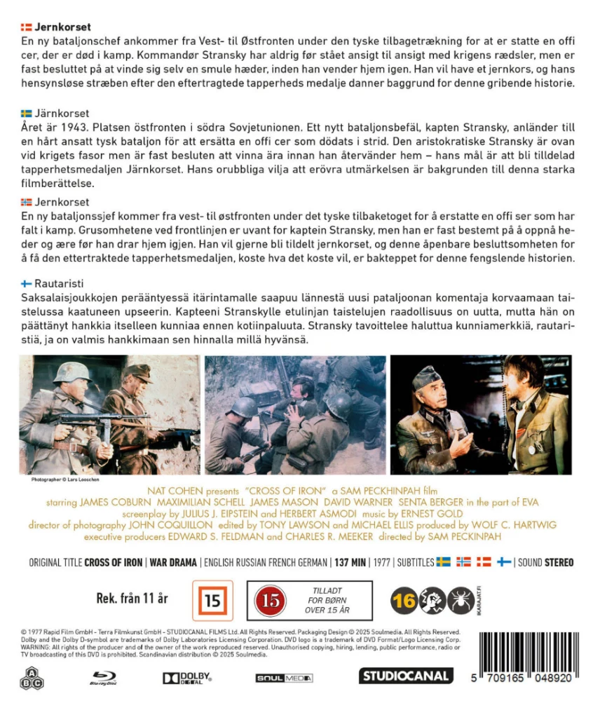Rautaristi / Cross of Iron (Blu-ray)