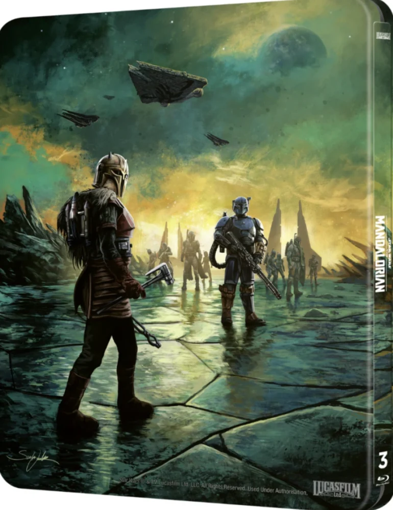 Mandalorian: Kausi 3 - Limited Edition Steelbook (2x 4K Ultra HD & 2x Blu ray) Season 3