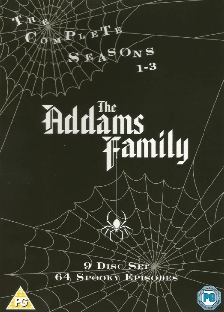 Addamsin perhe (9DVD) koko 60-luvun TV-sarja (The Addams Family - The Complete Series)