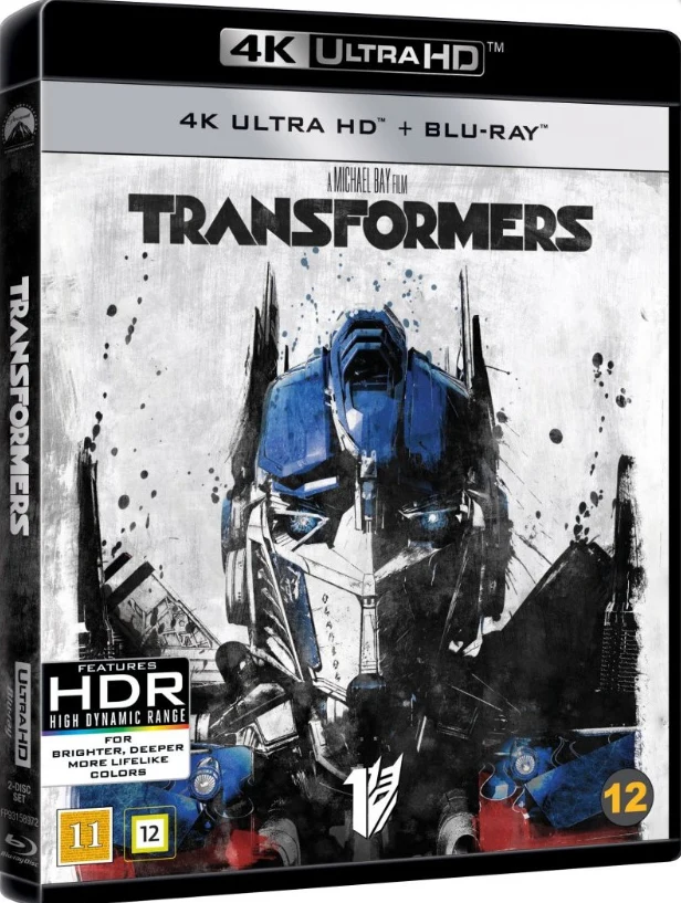 Transformers / Osa 1 (4K Ultra HD + Blu-ray) Megan Fox (2007) Ohjaus: Michael Bay