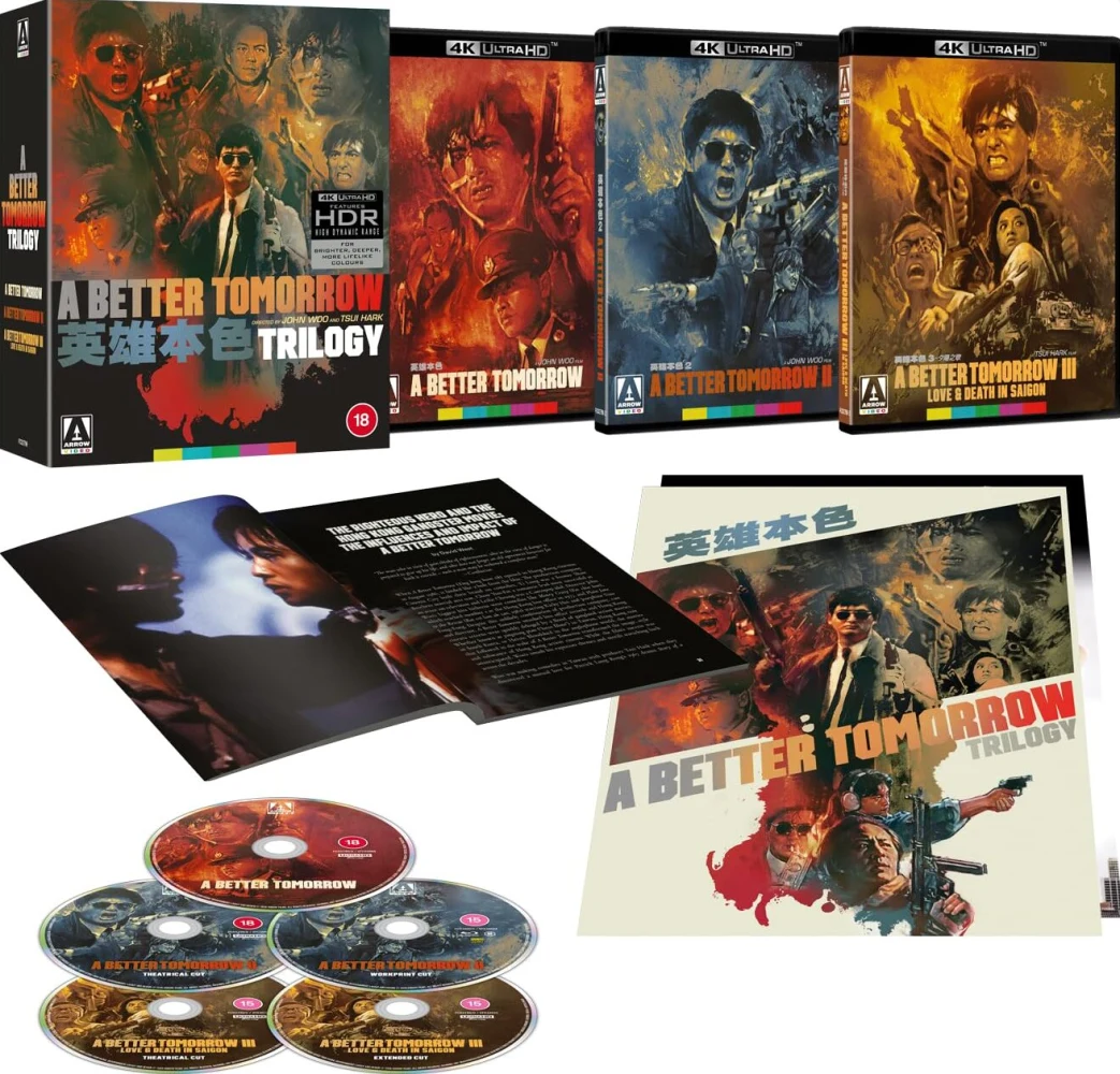 A Better Tomorrow Trilogy - Limited Edition (4K Ultra HD) Arrow