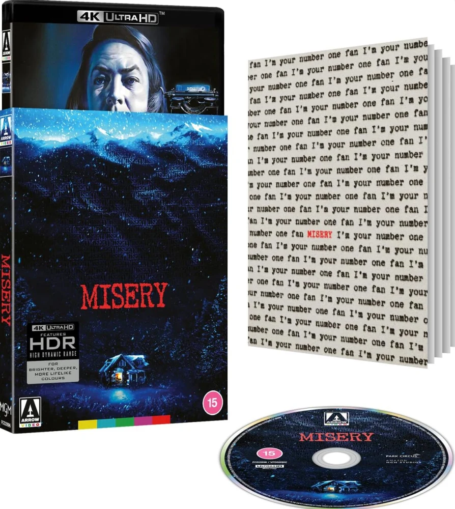 Piina - Limited Edition Slipcover (4K Ultra HD) Stephen King (Kathy Bates & James Caan) Misery (Vihkonen)